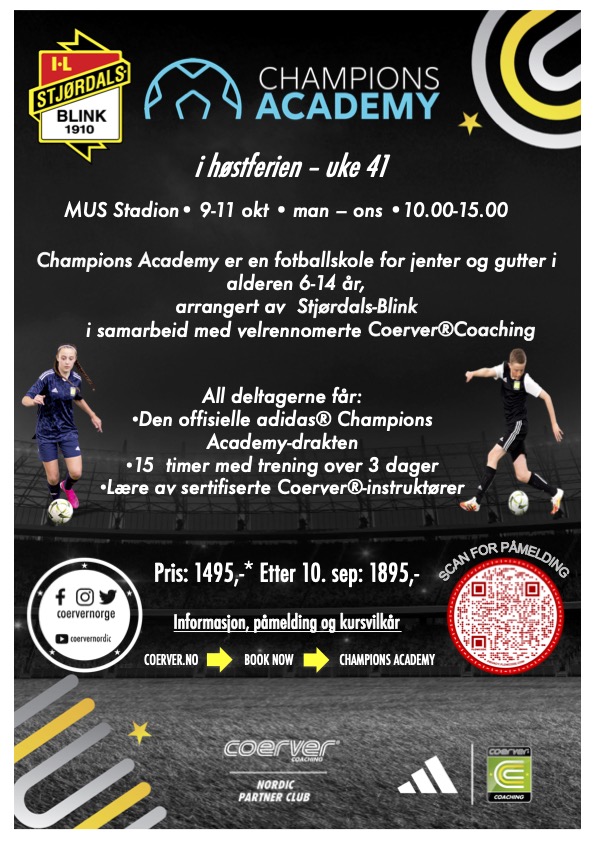 Champions Academy hos Stjørdals Blink 2023