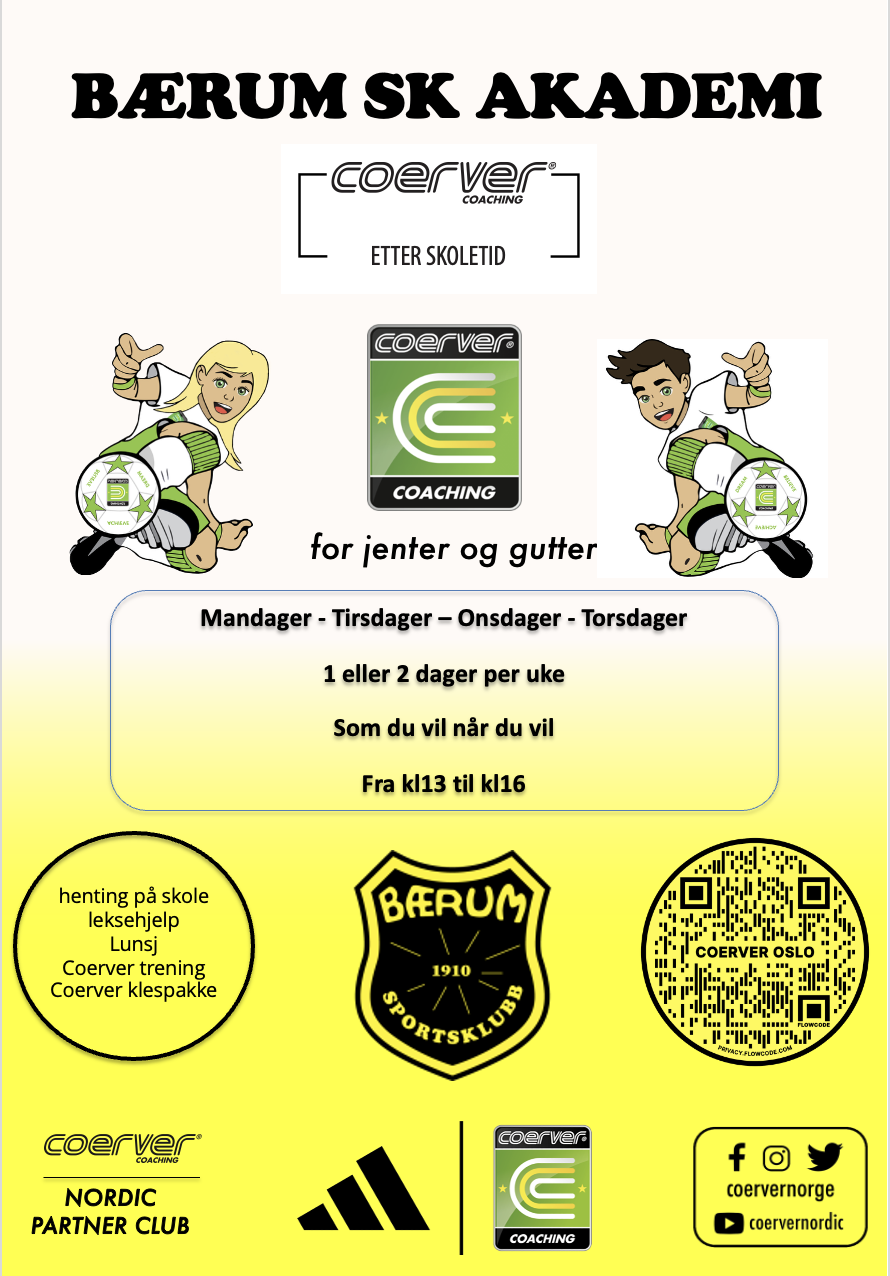 Bærum SK Akademi by Coerver (2 DAGER)