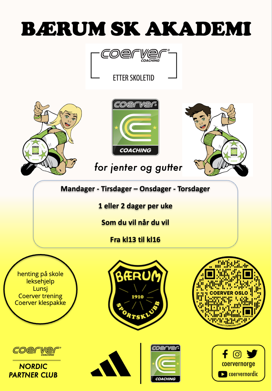 Bærum SK Akademi by Coerver (4 DAGER)