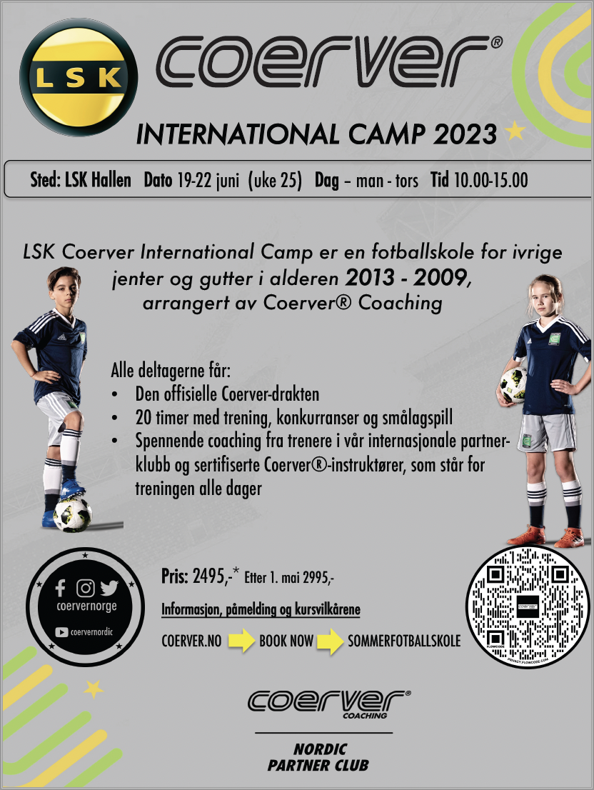 LSK Coerver International Camp - Akershus 2023 (Uke 25)